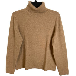 Orvis Tan Turtleneck Sweater